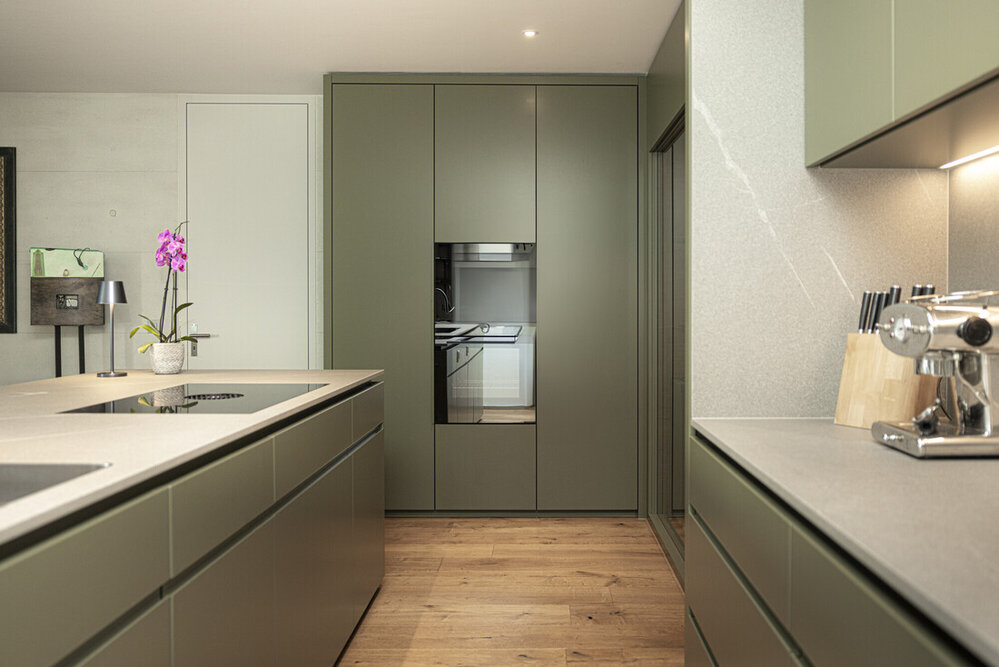 Moderne Küche mit natürlichem Charme